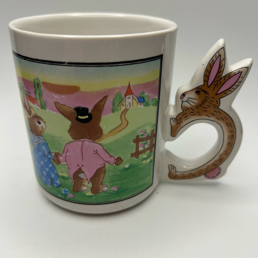 Vintage Beatrice Potter style Peter Rabbit mug